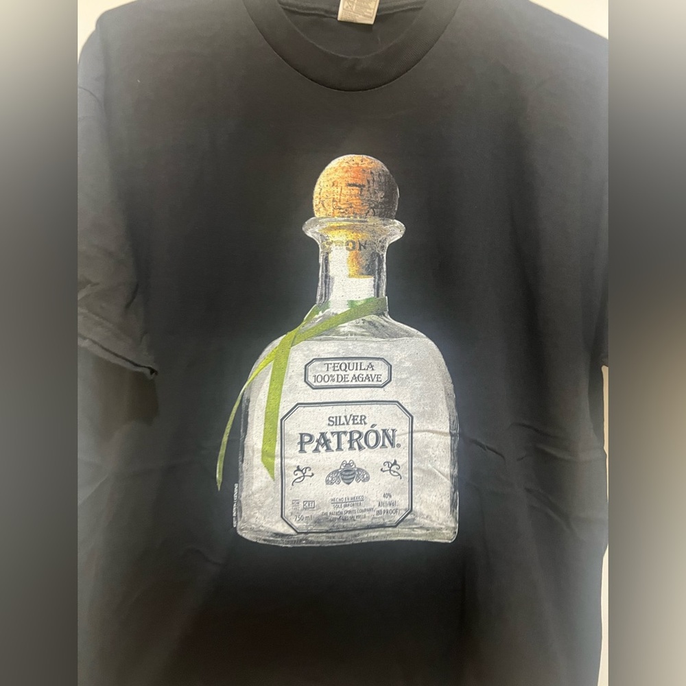 PATRON SIMPLY PERFECT T-Shirt - Licensed T-Shirt - Black Color - New missing Tag